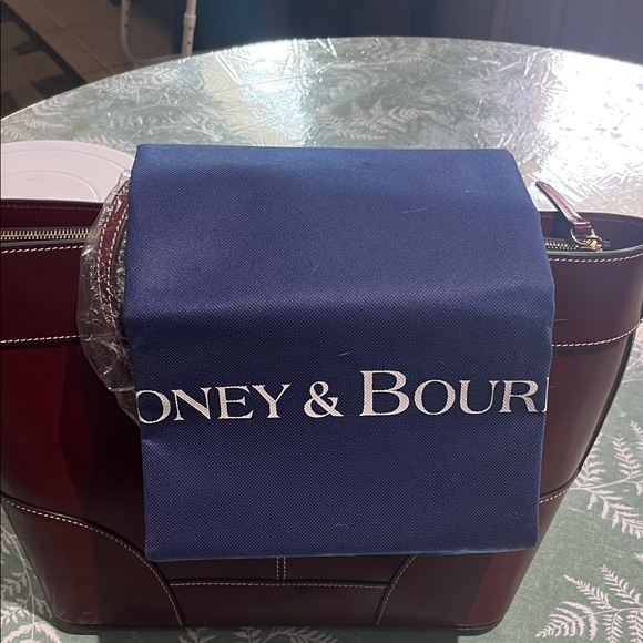 Dooney & Bourke Burgundy Leather Tote